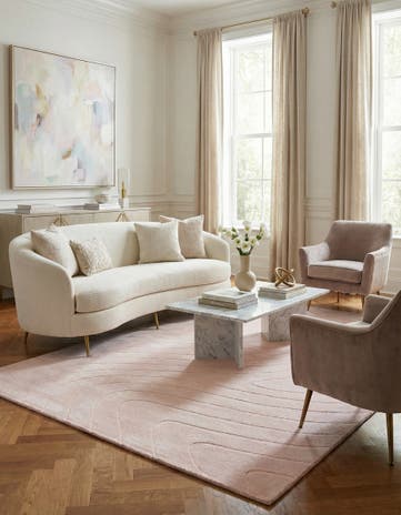 4' 11 x 6' 7 Hand Knotted Darya Wool Rug