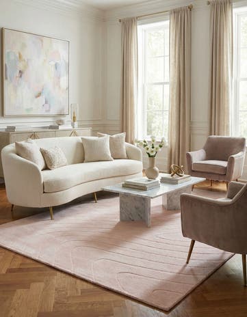 4' 11 x 6' 7 Hand Knotted Darya Wool Rug