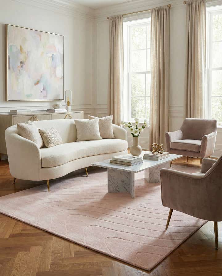 4' 11 x 6' 7 Hand Knotted Darya Wool Rug