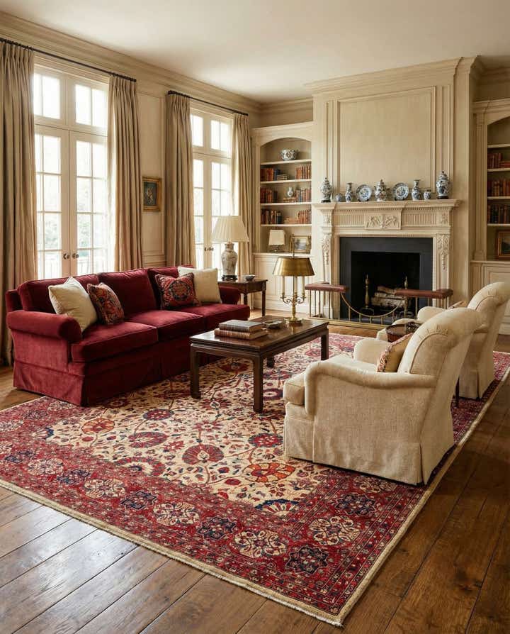 9' x 12' Hand Knotted Ariana Ziegler Oriental Rug