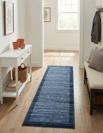 Navy Blue Loft Runner Rug