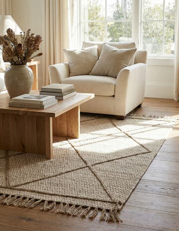 3' 9 x 6' 3 Hand Knotted Darya Wool Rug