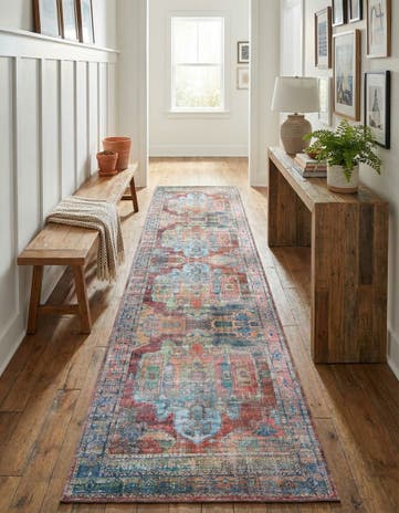 2' 7 x 12' Washable Maahru Runner Rug