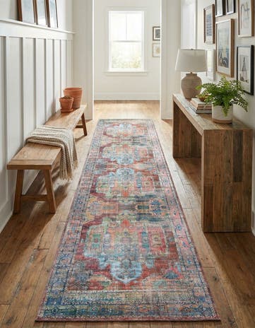 2' 7 x 12' Washable Maahru Runner Rug