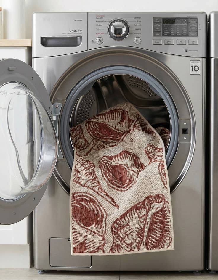 Detail image of 2' x 8'  Washable Coastal Indoor / Outdoor Runner Rug