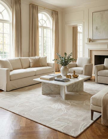 8' x 10' Hand Knotted Darya Wool Rug