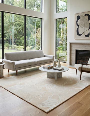 5' 9 x 8' Hand Knotted Darya Wool Rug