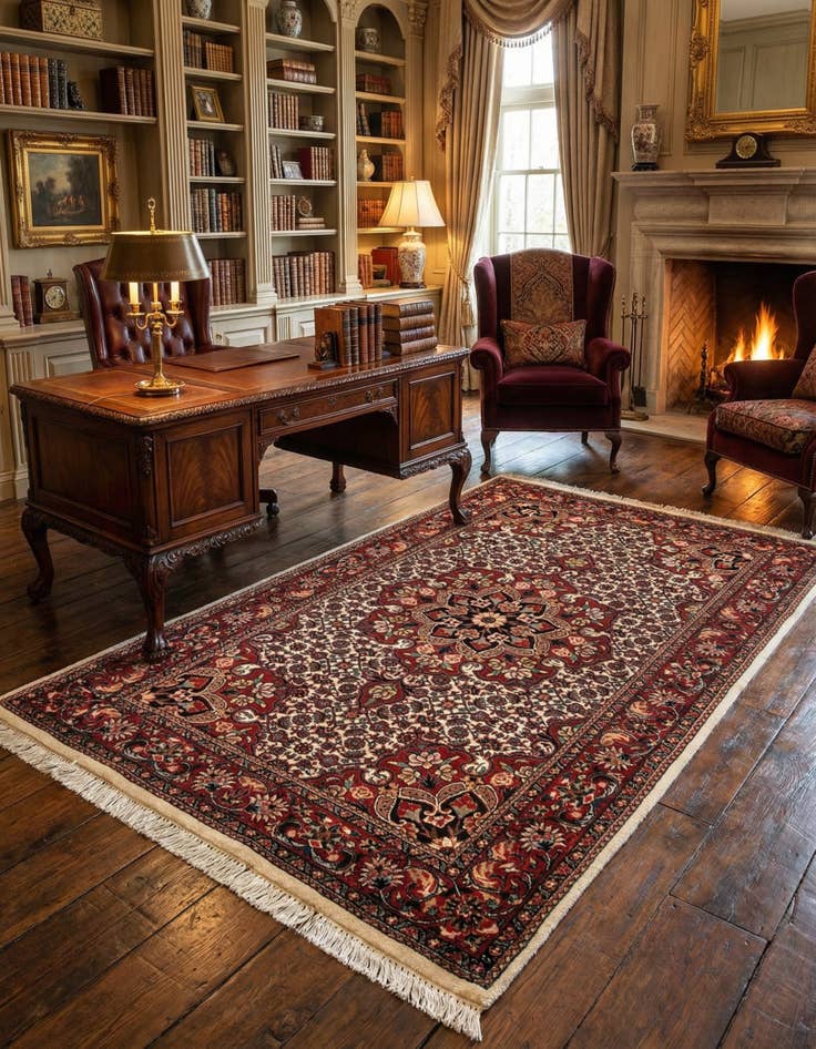 Detail image of 3' x 5' 1 Bidjar Wool Rug