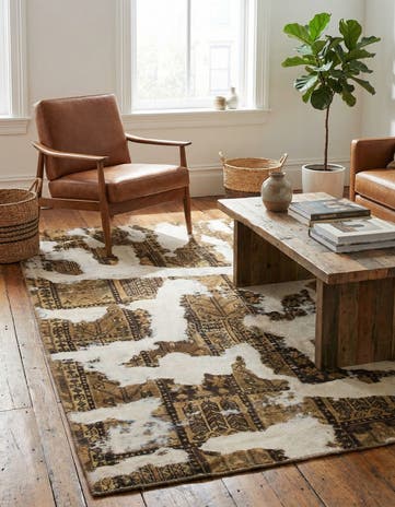 5' 2 x 7' Hand Knotted Ultra Vintage Persian Wool Rug