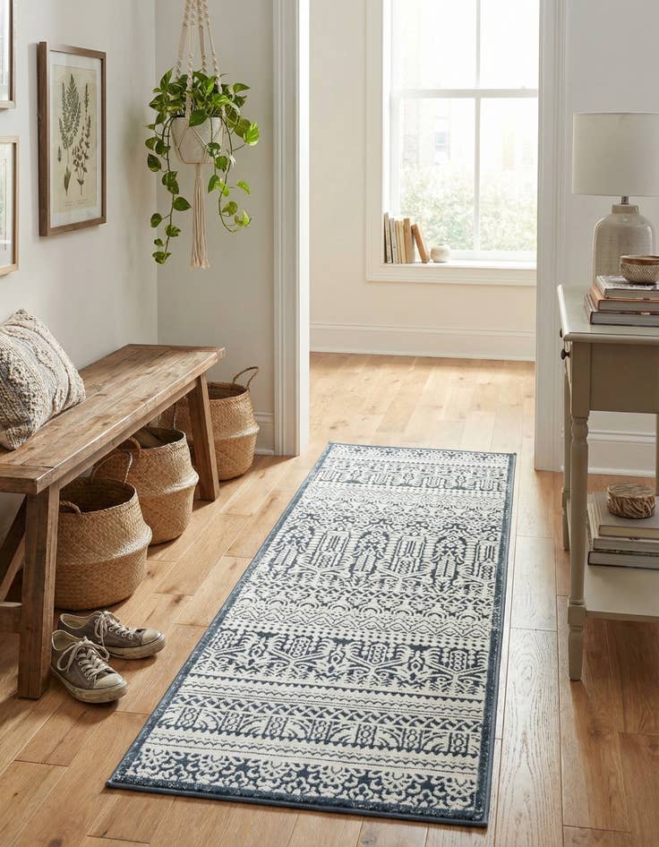 Detail image of 2' 2 x 6' Uptown Cloisters Runner Rug