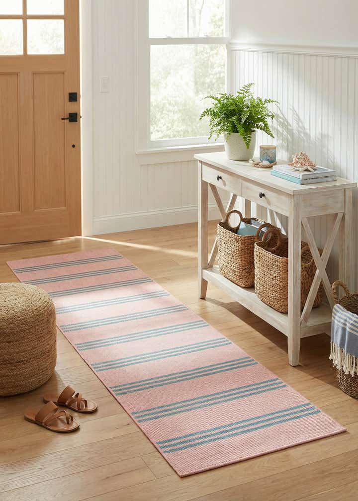 2' x 8' Easy-Clean Jill Zarin Anguilla Indoor / Outdoor Runner Rug