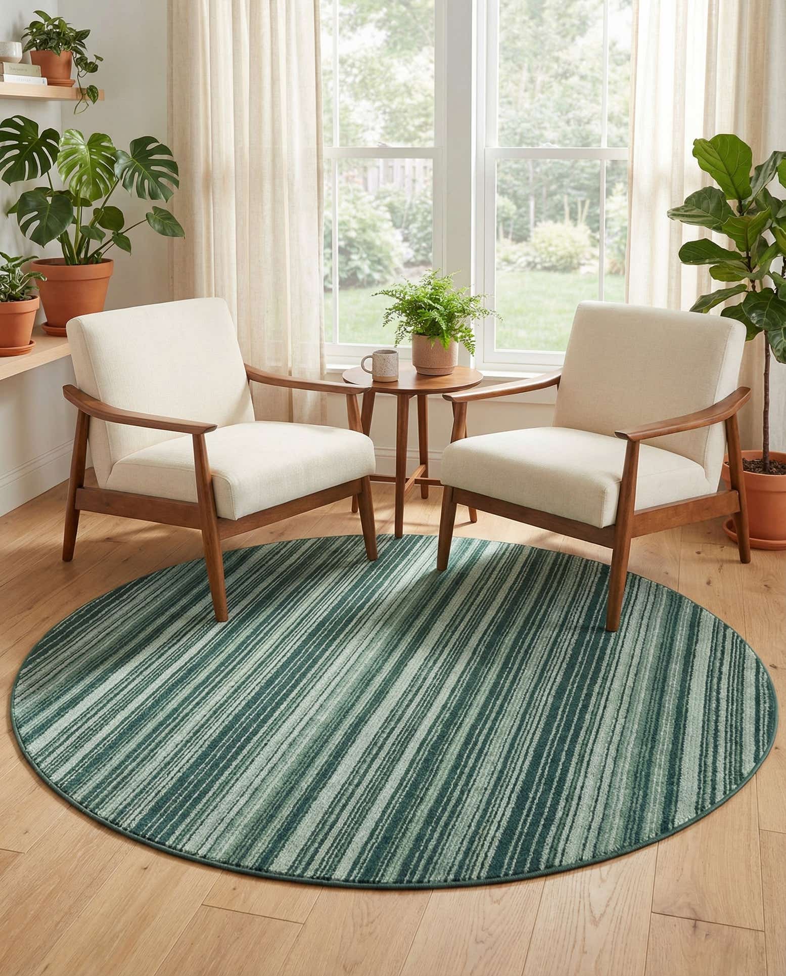 7' 10 x 7' 10 Gemstone Round Rug