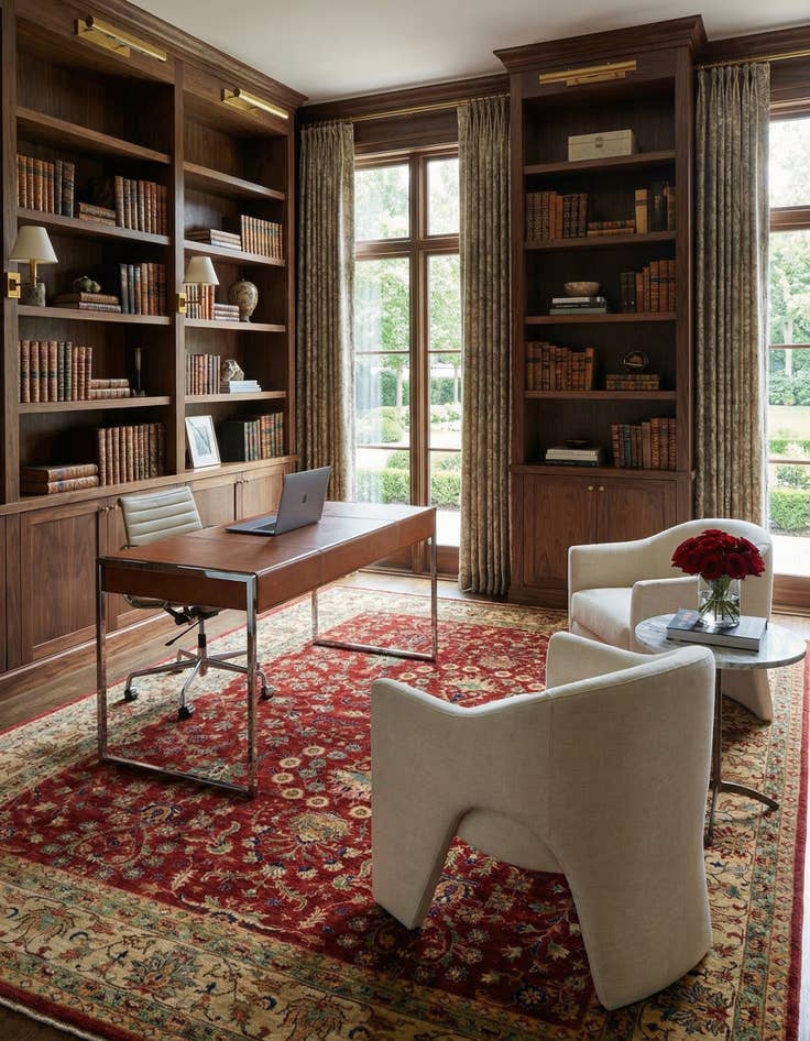 Detail image of  8' x 9' 10 Ariana Fine Wool Rug