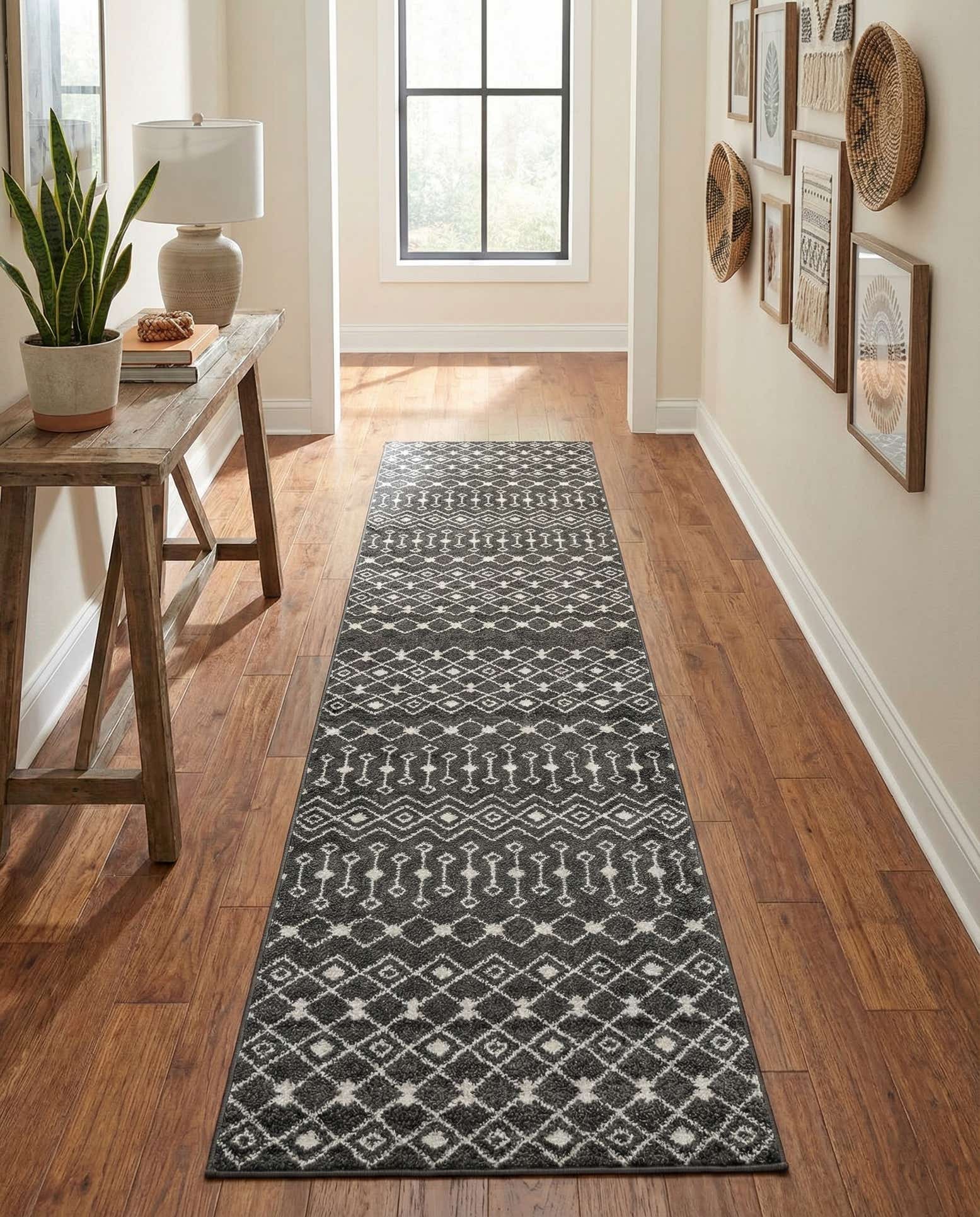 3' 3 x 16' 5 Moroccan Trellis Runner Rug