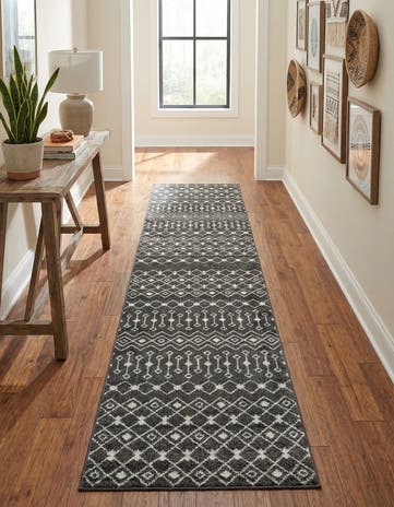 3' 3 x 16' 5 Moroccan Trellis Runner Rug