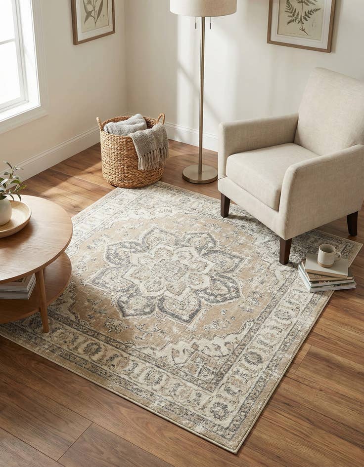 Detail image of 4' x 4' Parker Square Rug