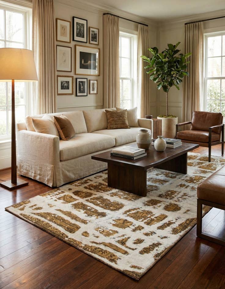 Detail image of 3' 7 x 9' 4  Hand Knotted Ultra Vintage Persian Wool Runner Rug