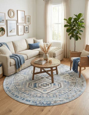 7' 10 x 7' 10 Charlotte Round Rug