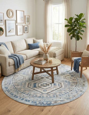 7' 10 x 7' 10 Charlotte Round Rug