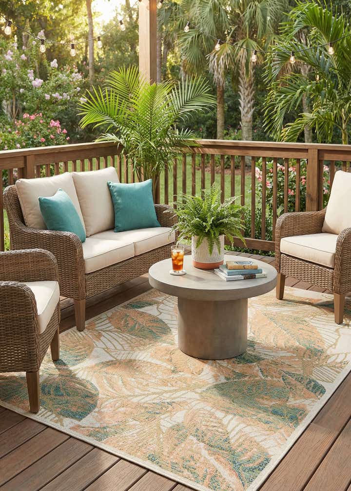 6' x 9' Easy-Clean Baja Indoor / Outdoor Rug