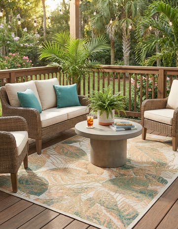 6' x 9' Easy-Clean Baja Indoor / Outdoor Rug