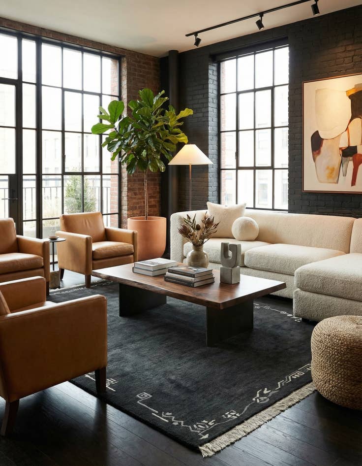 Detail image of 4' 8 x 6' 6  Hand Knotted Nepal Wool Rug