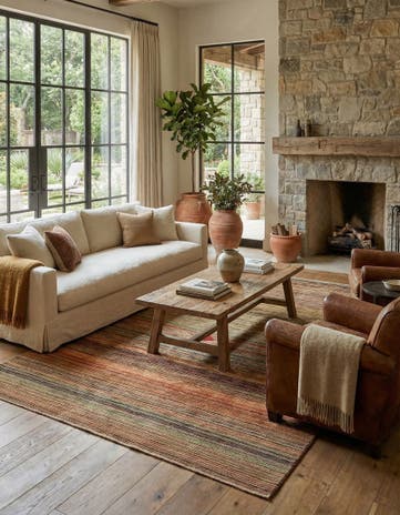7' 11 x 9' 6 Hand Knotted Modern Ziegler Wool Rug