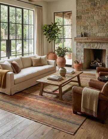 7' 11 x 9' 6 Hand Knotted Modern Ziegler Wool Rug