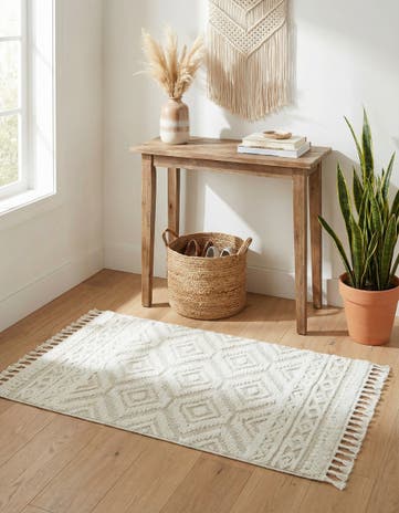 Ivory Boho Rug