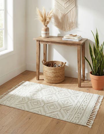Ivory Boho Rug