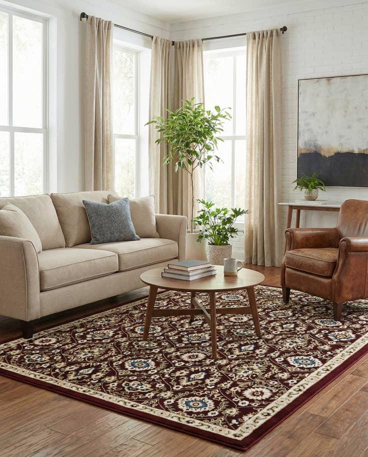 Detail image of 5' x 7' 7 Nain Design Rug