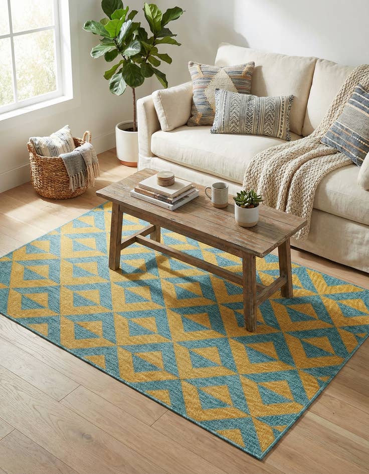 Detail image of 2' x 3'  Washable Jill Zarin Napa Indoor / Outdoor Rug