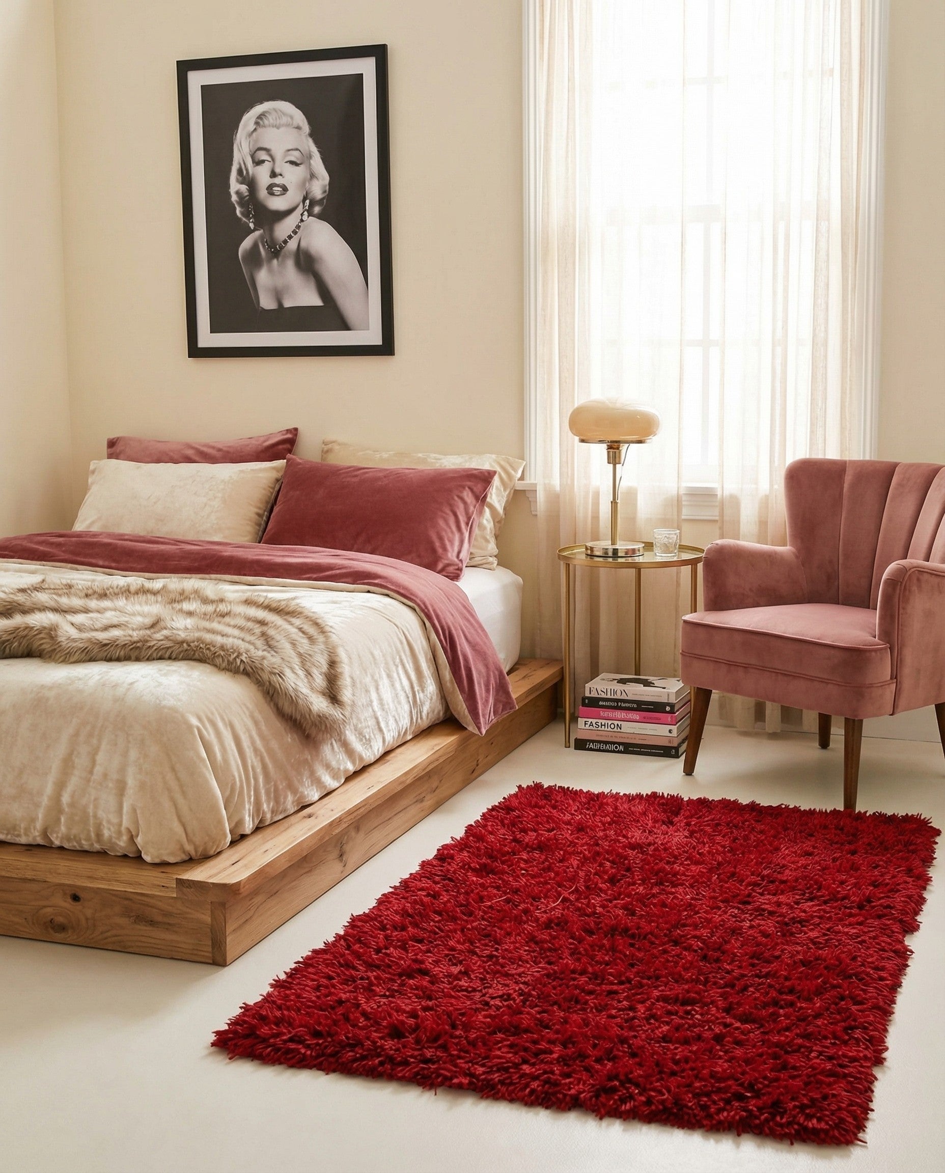  3' 3 x 5' 3 Marilyn Monroe&trade; Shag Rug