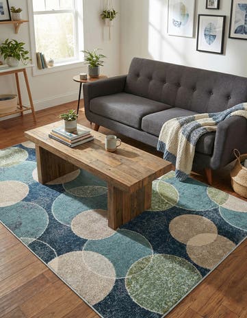 5' x 8' Washable Theia Rug