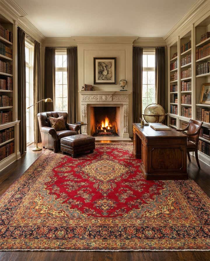 10' x 13' 7 Hamedan Rug