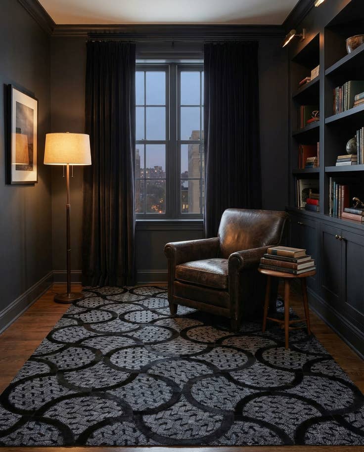 Detail image of 5' x 7' 11 Cowhide - Patchwork Rug