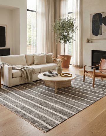 8' 3 x 9' 9 Hand Woven Kilim Modern Wool Rug