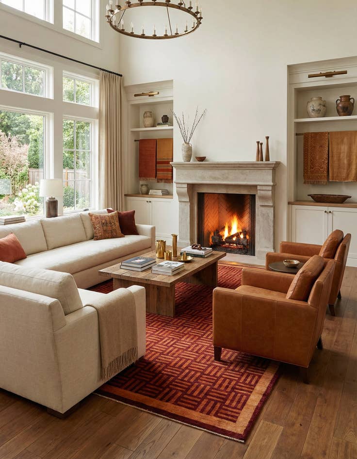 Detail image of 8' 3 x 11' 8  Hand Knotted Modern Ziegler Rug