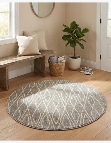 3' 3 x 3' 3 Titania Round Rug