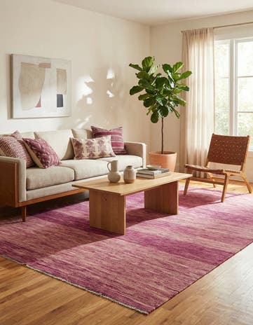 5' 6 x 7' 10 Hand Woven Kilim Modern Wool Rug