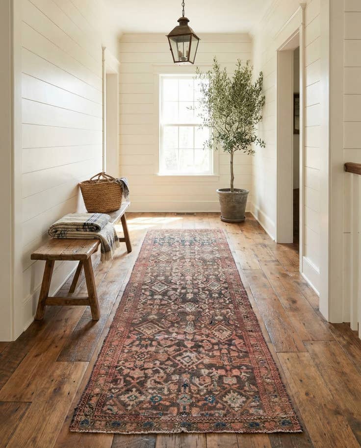 Detail image of 3' 3 x 9' 2 Hand Knotted Ultra Vintage Persian Wool Runner Rug