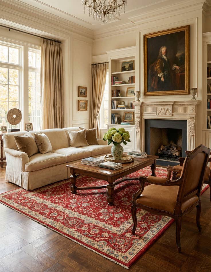 Detail image of 10' 2 x 13' 2  Hand Knotted Kazak Rug