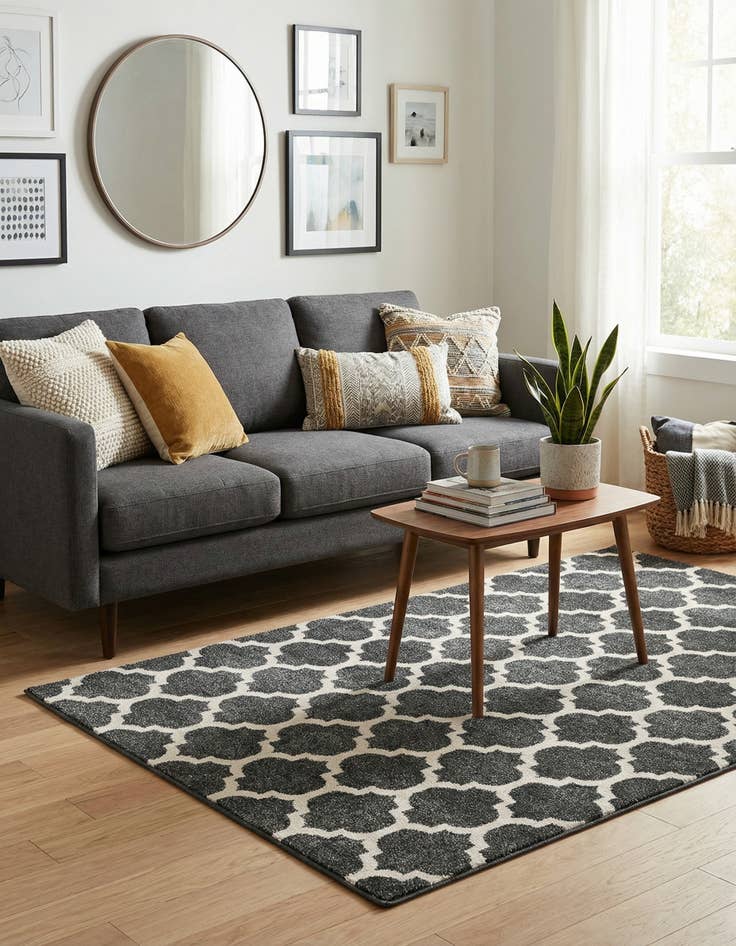 Detail image of  4' x 6' Lattice Rug