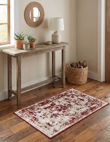 Burgundy Monte Carlo Rug