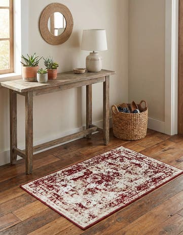 Burgundy Monte Carlo Rug