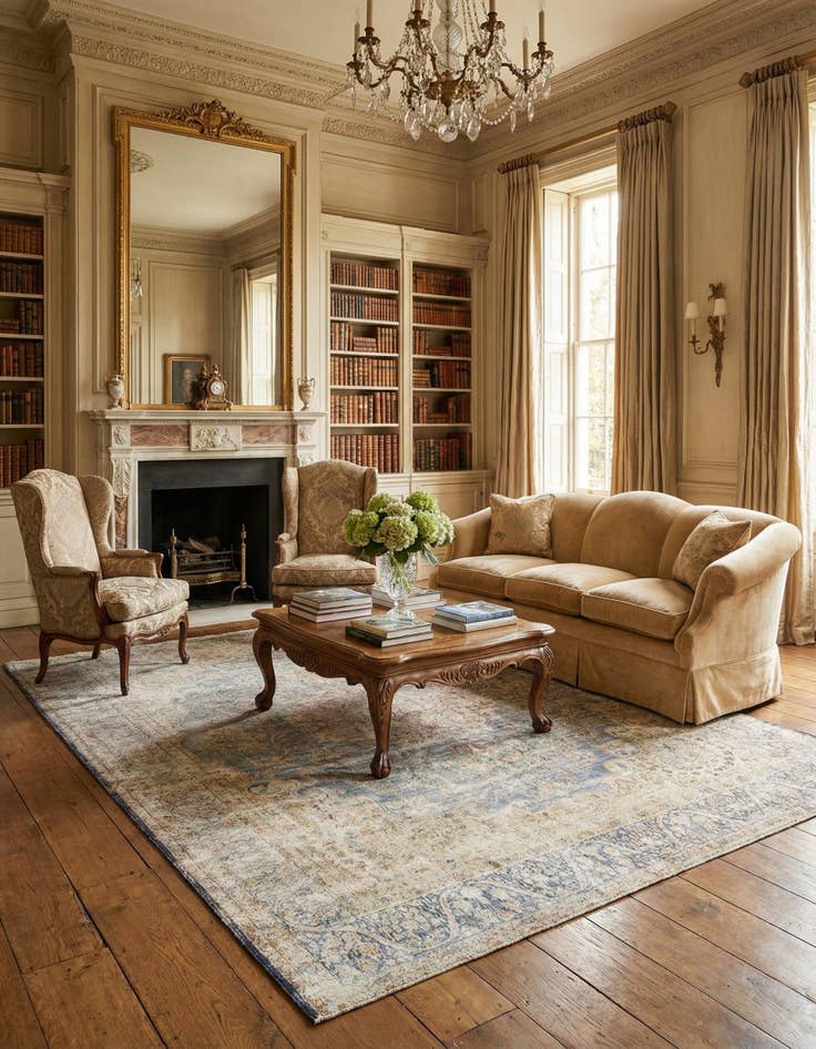 Detail image of 10' 1 x 12' 4 Vintage Royal Wool Rug