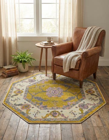 Green Paragon Octagon Rug