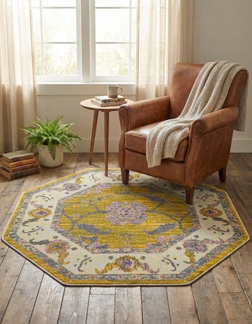 Green Paragon Octagon Rug