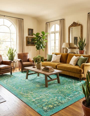7' 10 x 11' Washable Francesca Rug