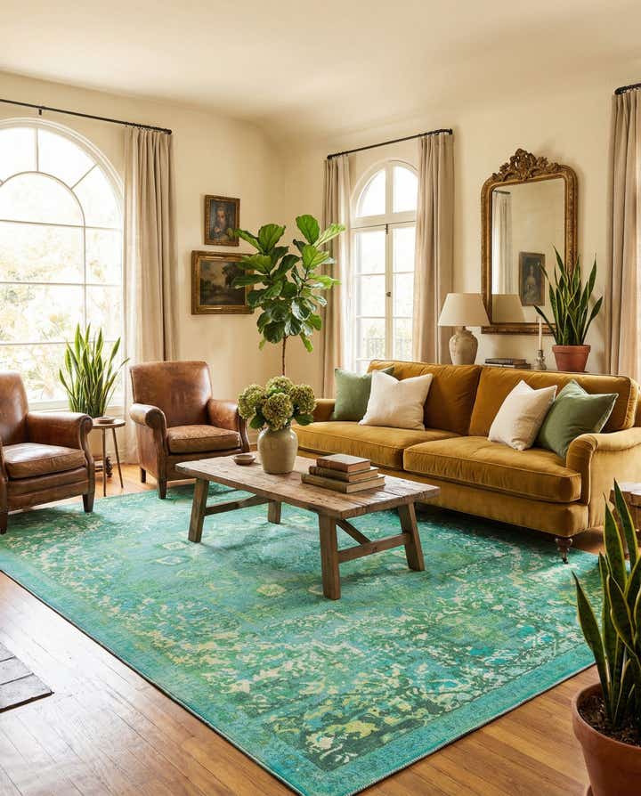 7' 10 x 11' Washable Francesca Rug